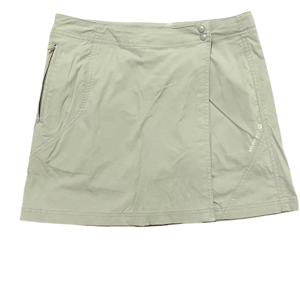Merrell Women's Skort Olive Green Size 6 Outdoor Hiking Travel Shorts Skirt